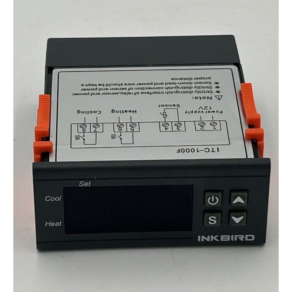 Inkbird Digital Temperature Controller ITC1000 110V Programmable Thermostat Heat